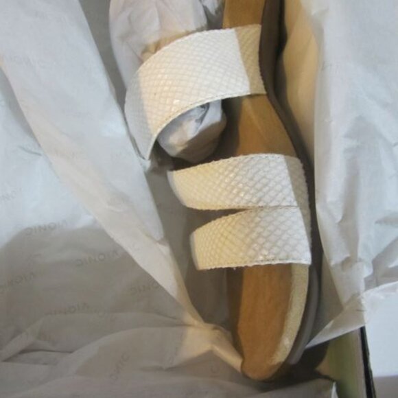 Vionic Womans Adjustable Slide Sandals - Skylar - White - 9Wide - New in Box - Picture 5 of 8